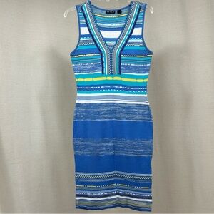 Venus Knitted Body-con Sleeveless Midi  Dress